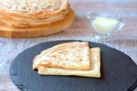 Блинчики с клубничным джемом 